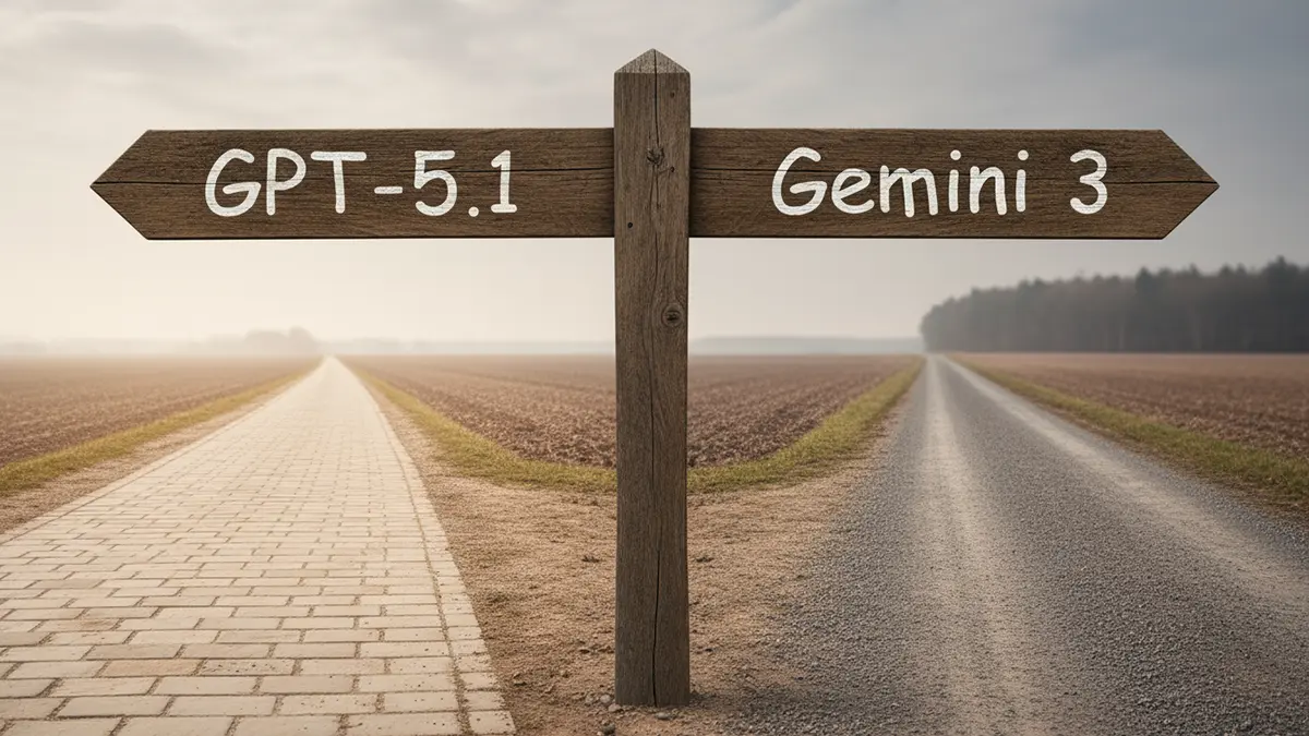 Ein Wegweiser mit GPT5.1 und Gemini 3